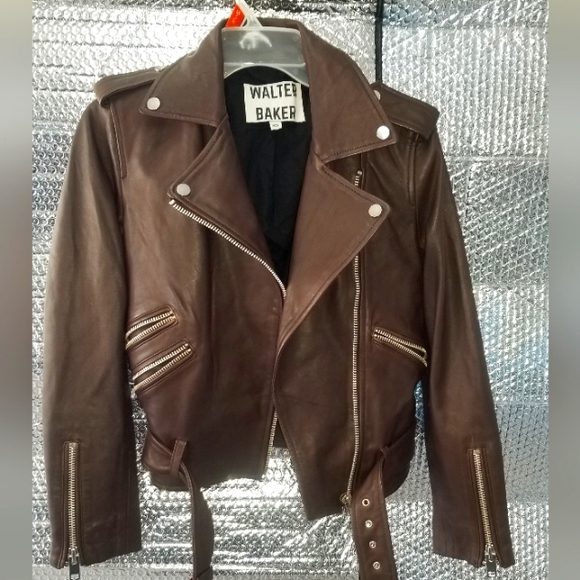 Walter Baker Jackets & Coats Walter Baker Lambskin Leather Jacket